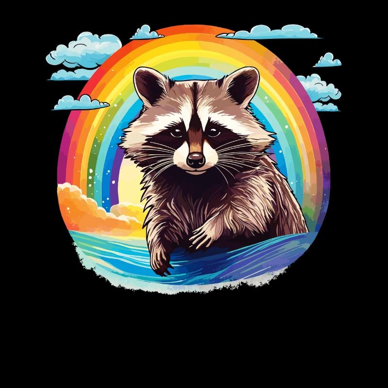 WASCHBÄR REGENBOGEN