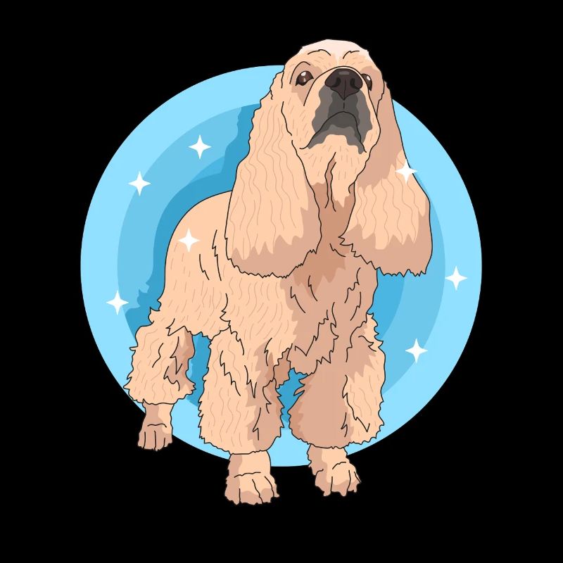 Cocker américain Spaniel chien cadeau