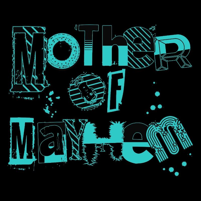 Mutter Des Chaos Wilde Mutterschaft Mama Von Mädchen Junge