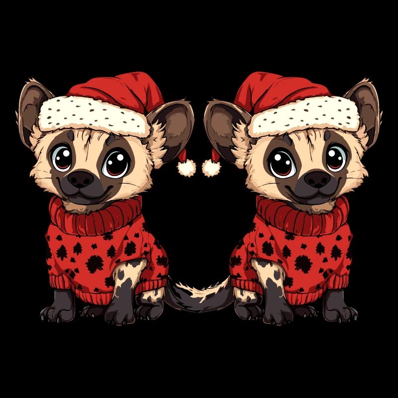 L’équipe de Noël de la hyène