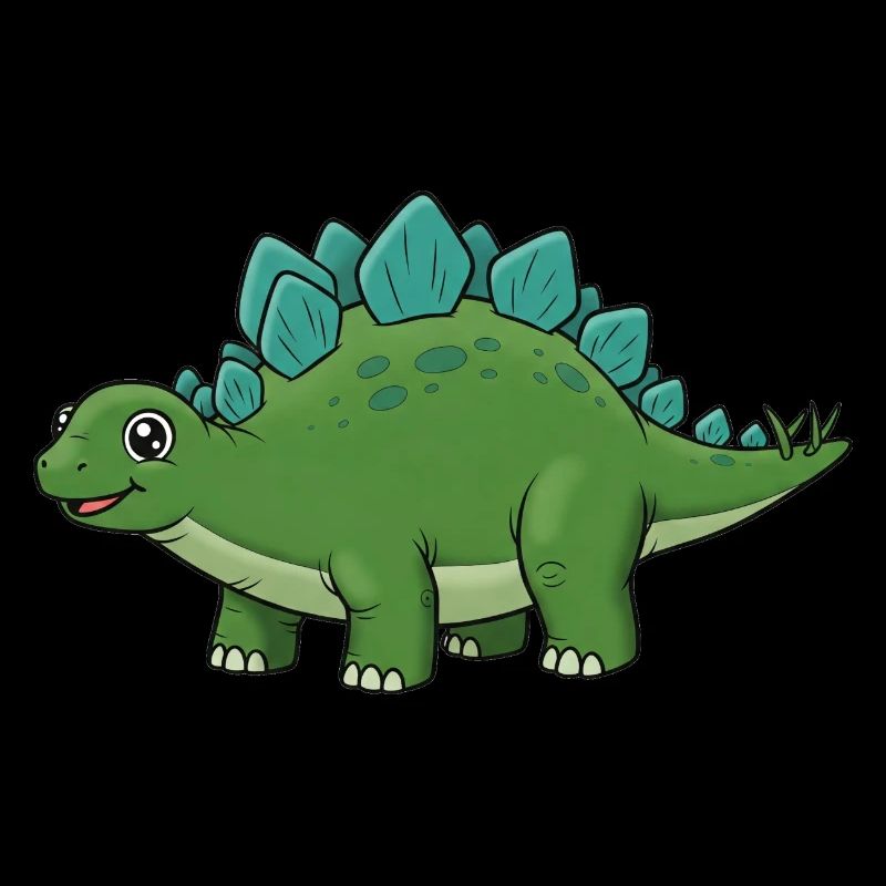 Dino Cartoon Stegosaurus