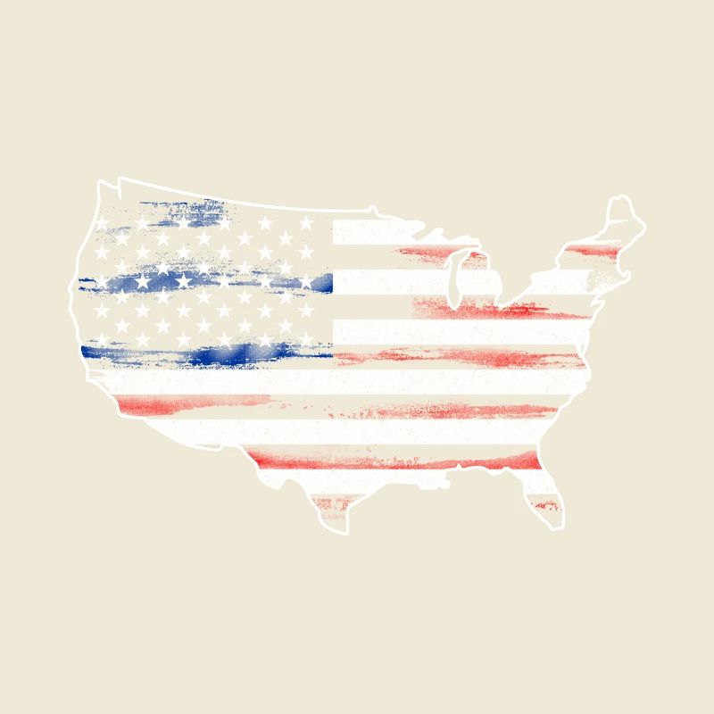 Stars and Stripes Map