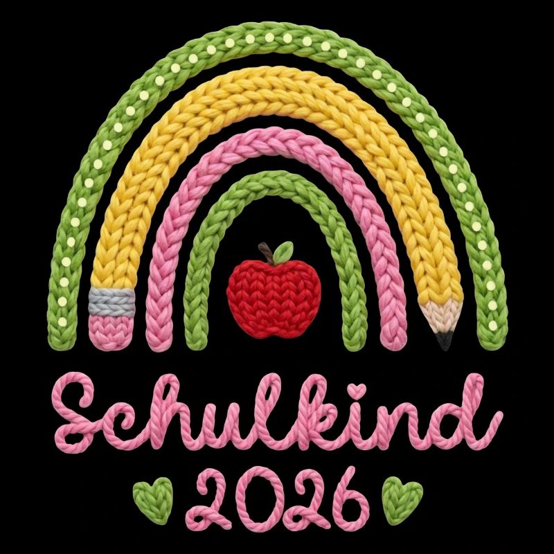 Schulkind 2026 Regenbogen