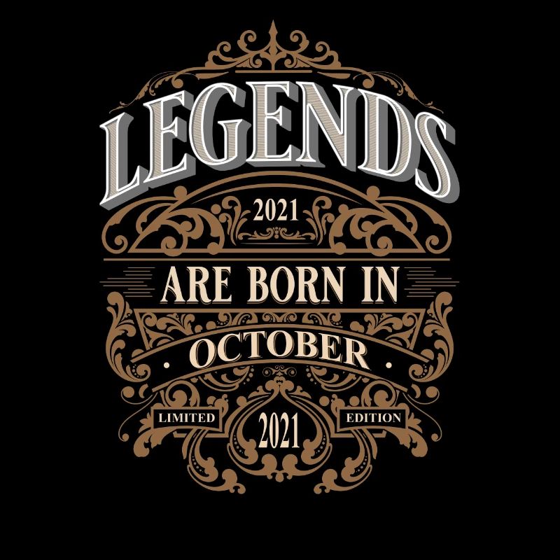 2021 Octobre Né Anniversaire Année de naissance