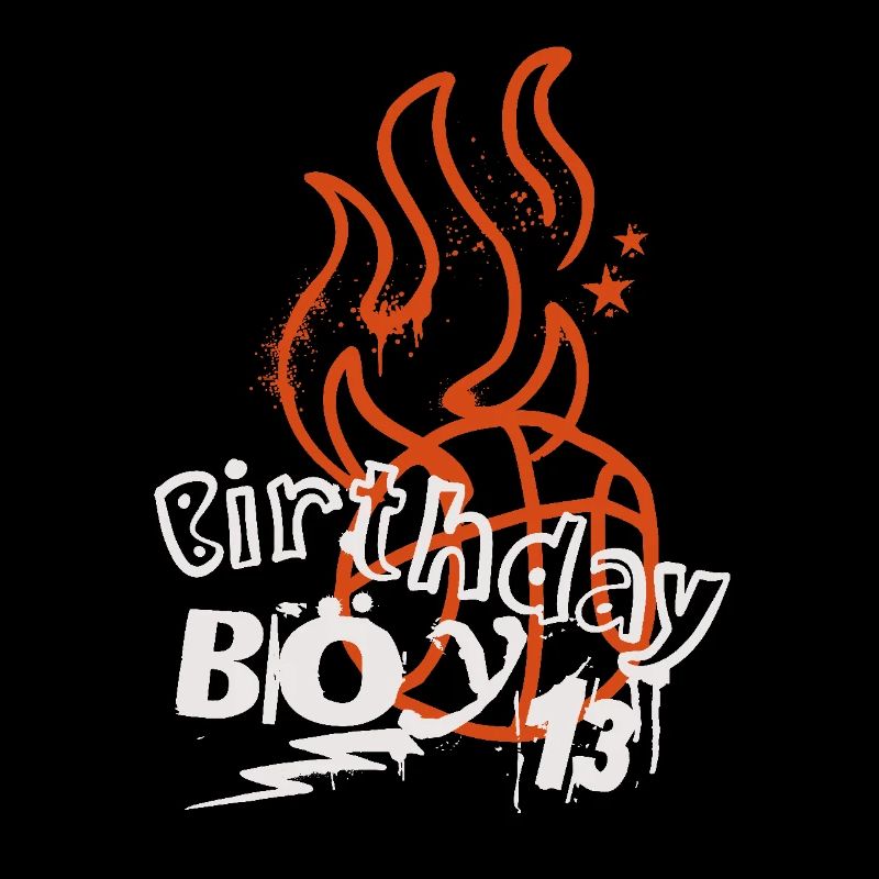 Basket-ball 13e anniversaire Basketteur