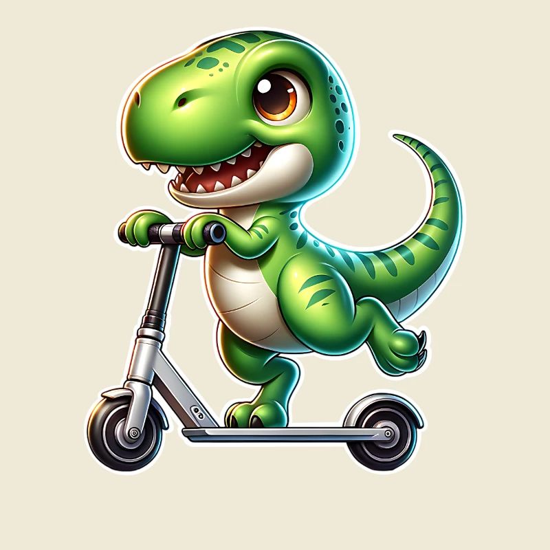 E-Scooter E-Roller Dino T Rex Scooter