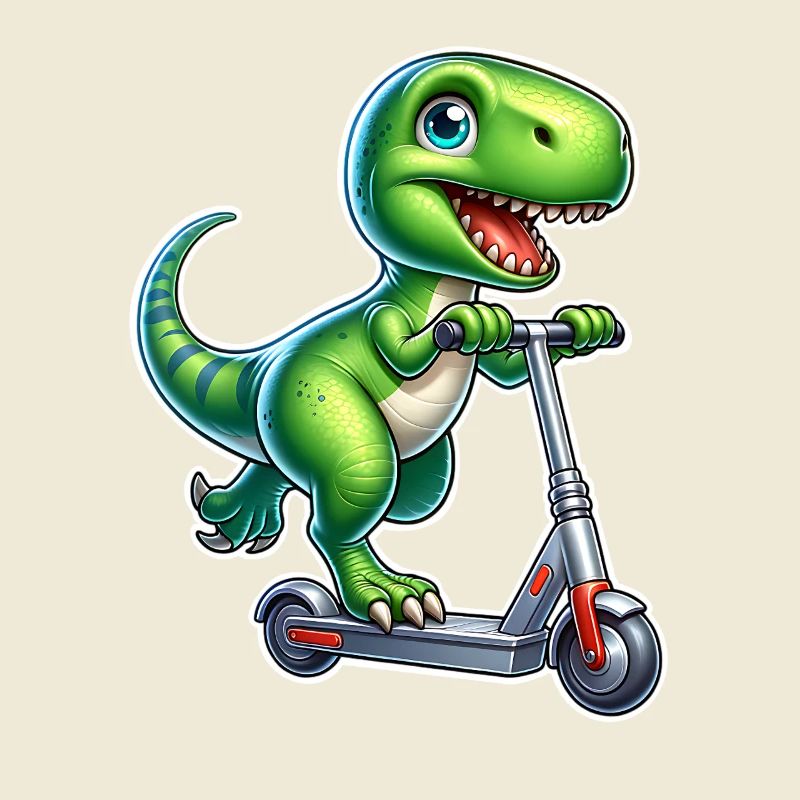 E-Scooter E-Roller T Rex Dino Scooter