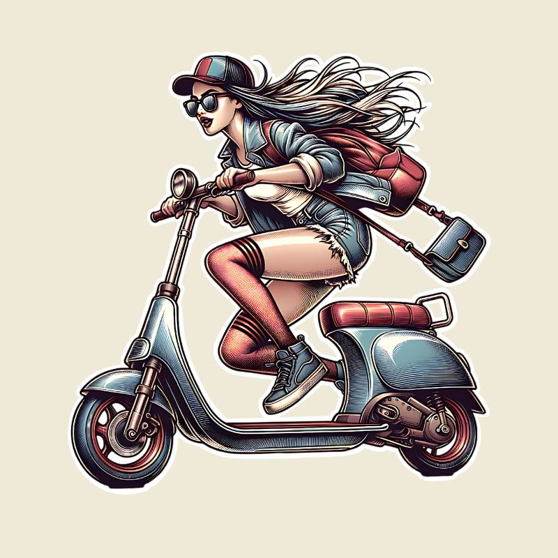 Motorroller Mofa Moped Roller