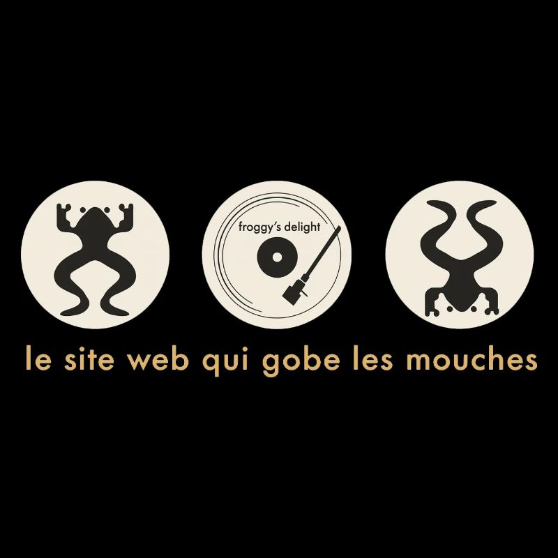 Frog DJ Circle Abzeichen