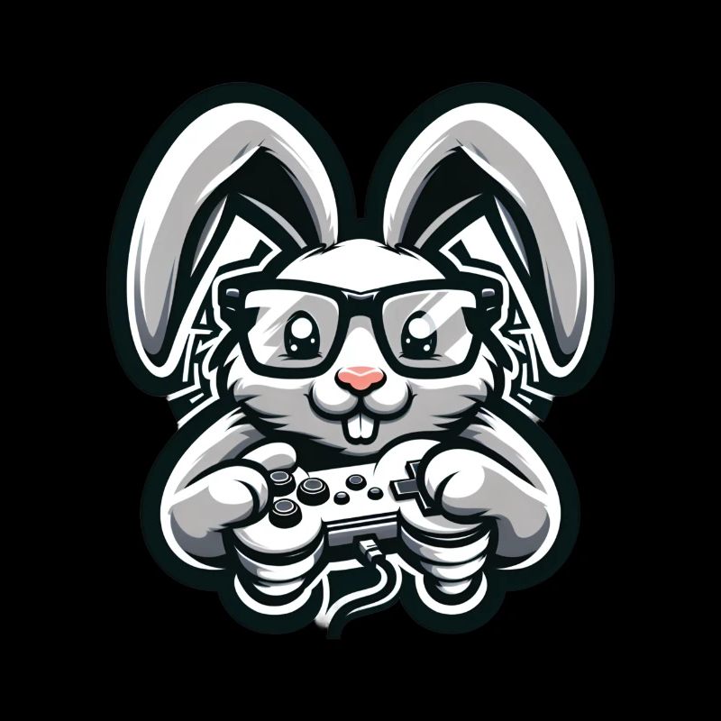 Gamer Easter Bunny for Nerds and Gamers