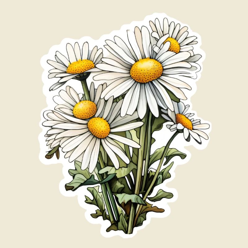 Chamomile 6 Flowers