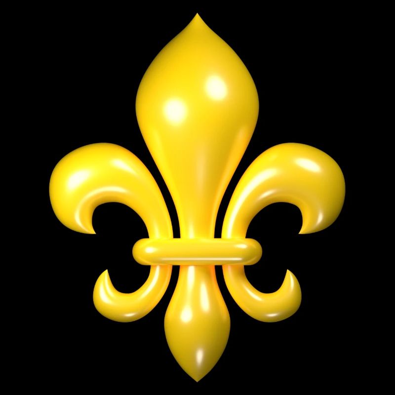 Fleur de Lys jaune