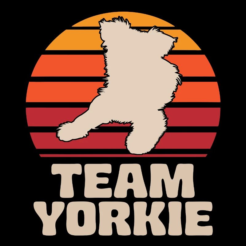 Yorkshire Terrier Équipe Rétro Yorkie