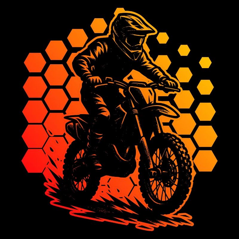 Conception compacte du motocross