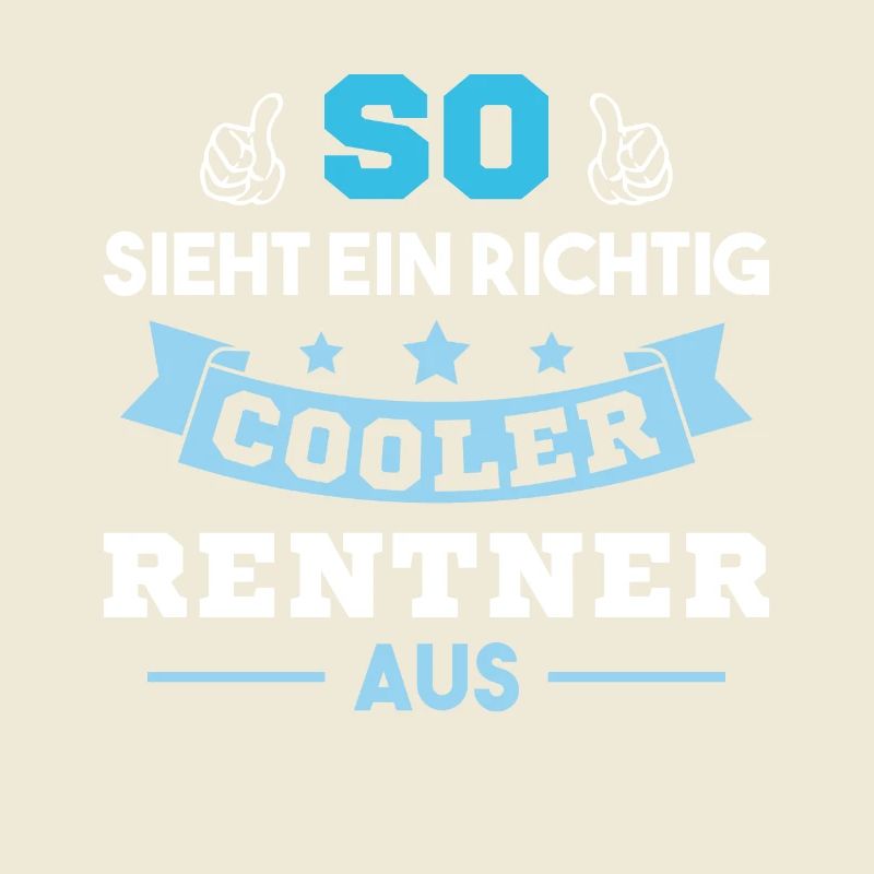 So sieht ein richtig cooler Rentner aus Pensioner
