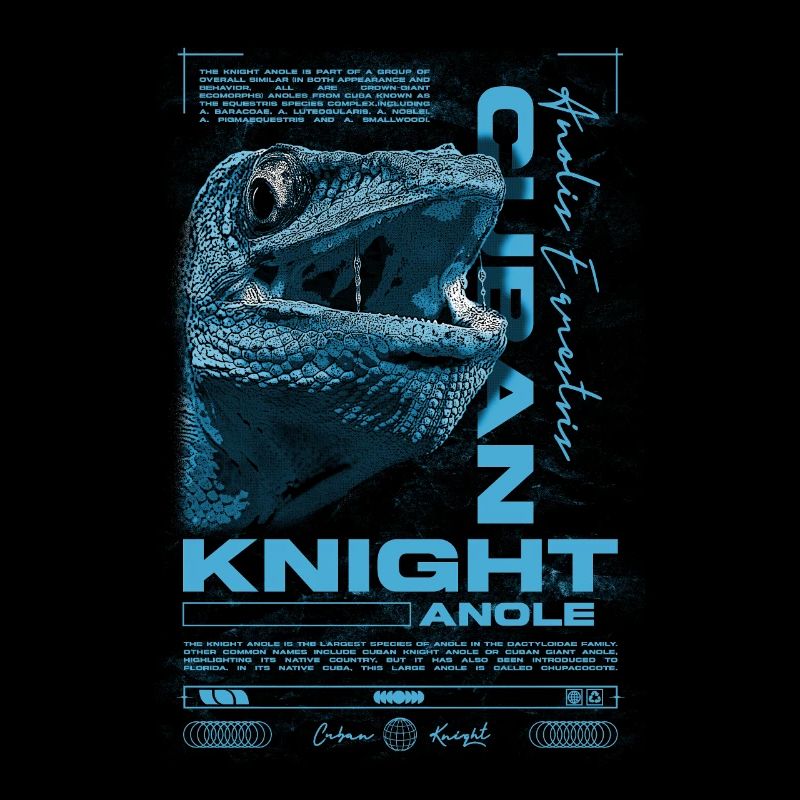 Kubanischer Ritter Anole Reptilienhalter Eidechse