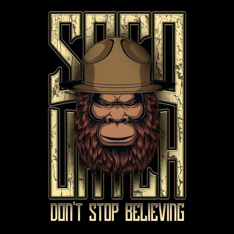 Drôle de Bigfoot Sasquatch