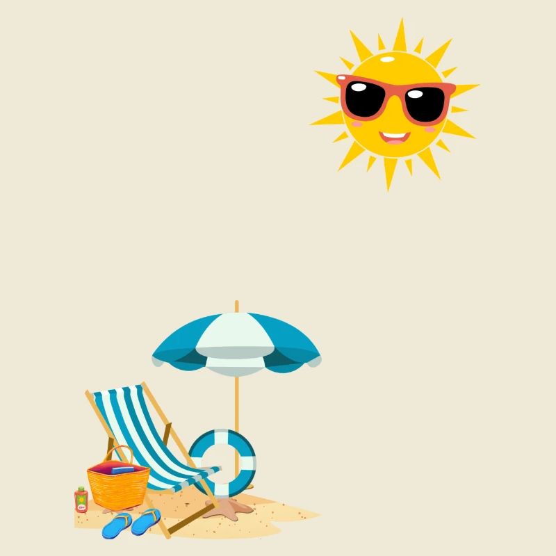 Soleil au bord de plage