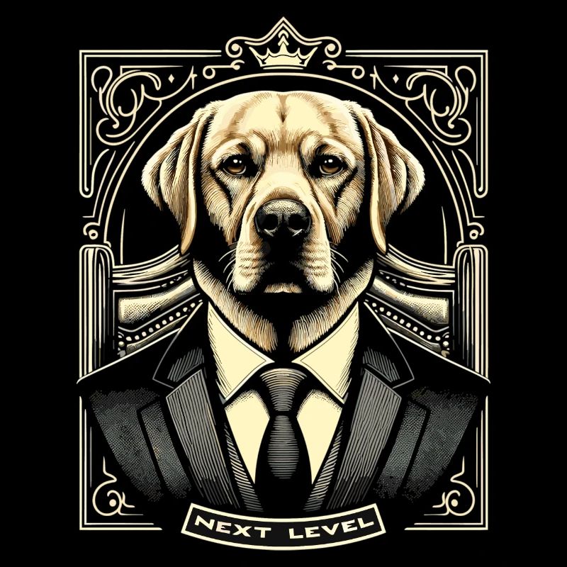 Dudley Labrador Suit Next Level Dog Gift