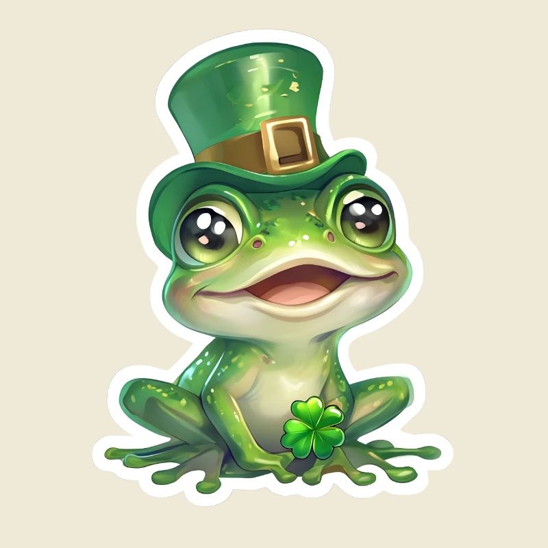 St. Patrick's Day Frog Gift