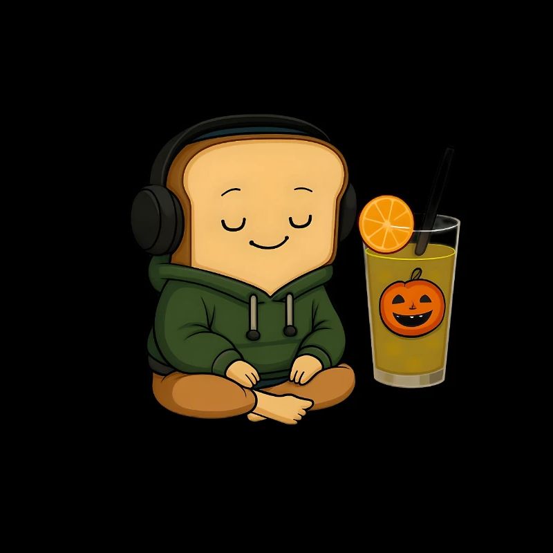 Cadeau de costume de toast d’Halloween