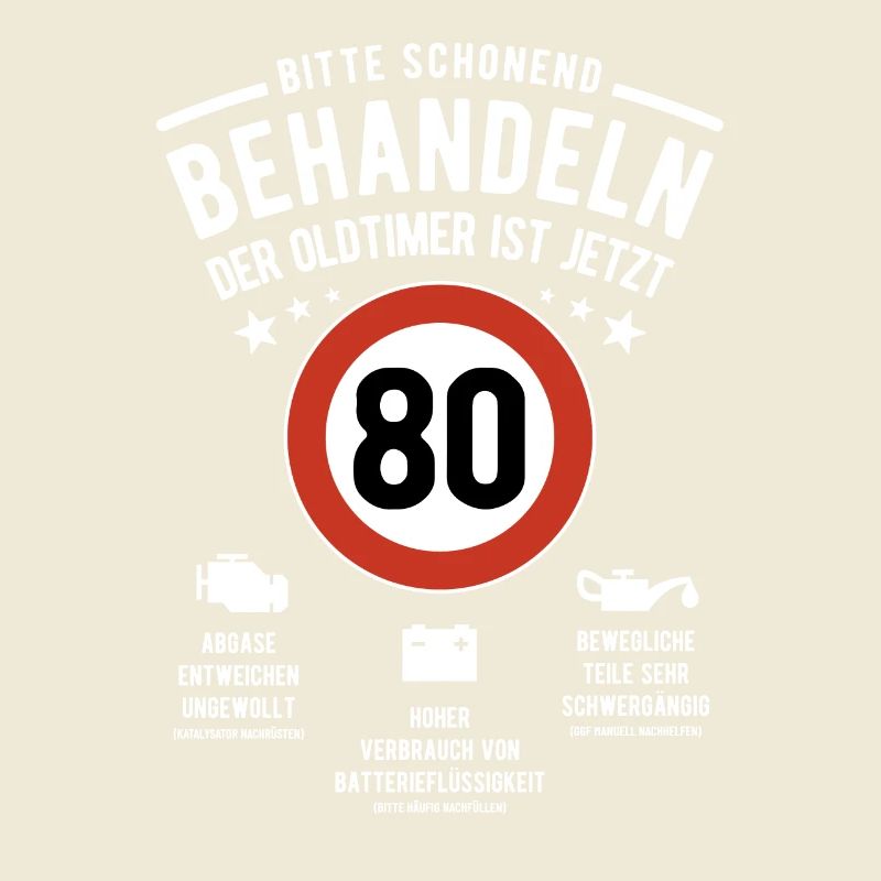 Oldtimer schonend behandeln - 80. Geburtstag