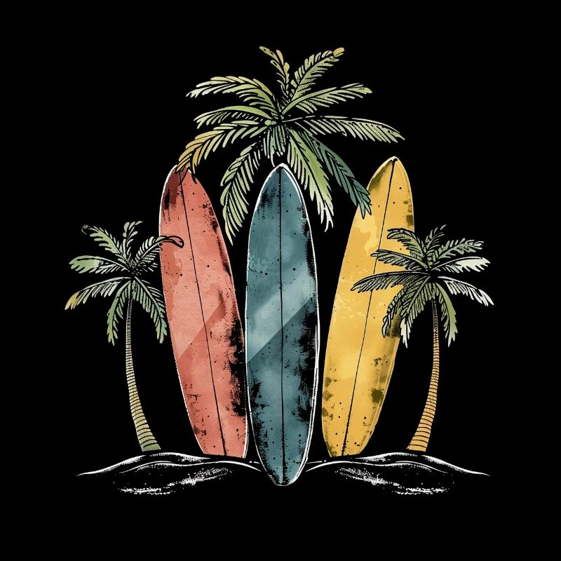 Surfeur cadeau Vintage Surf