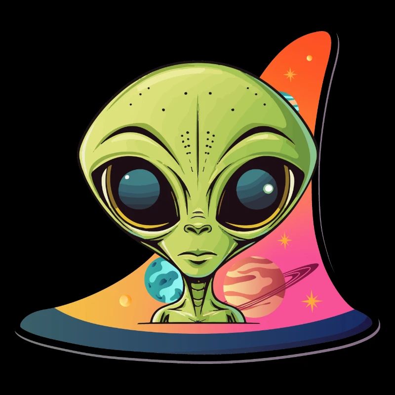 Alien devant l’univers