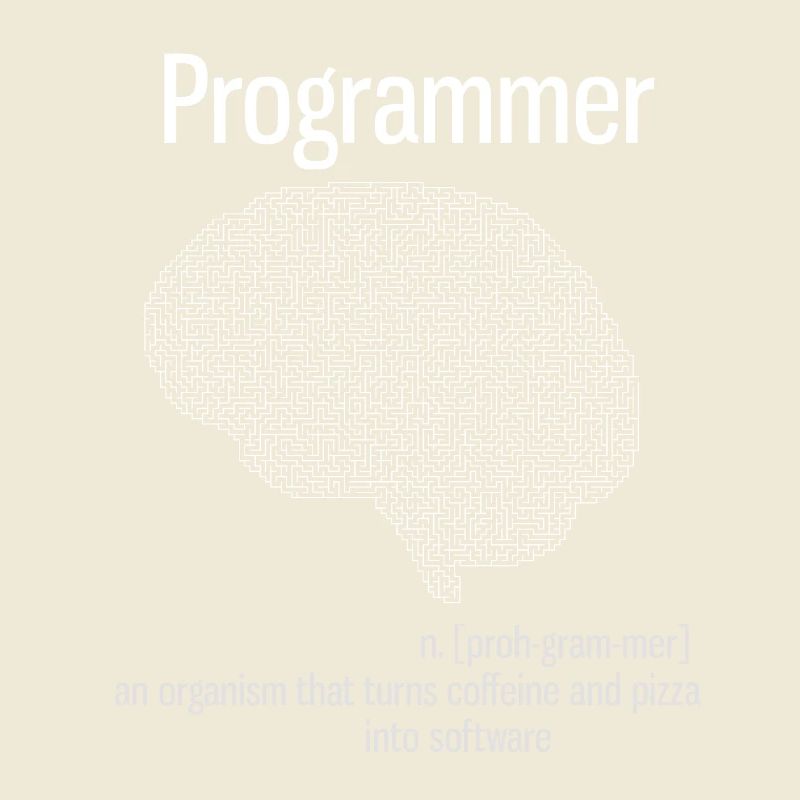 programmer brain pc informatik definition pizza lo