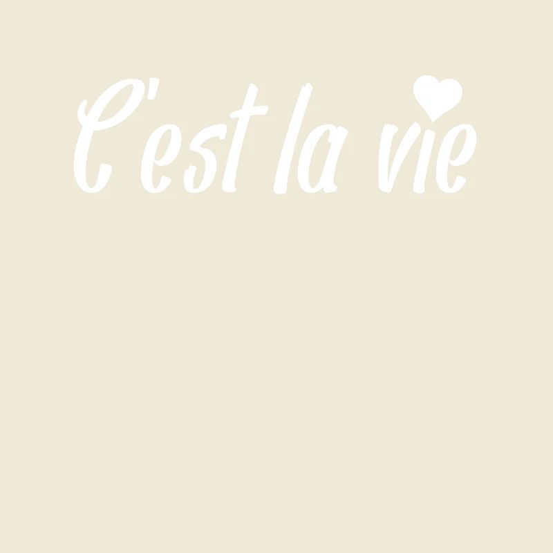C’est la Vie Script mit Herz