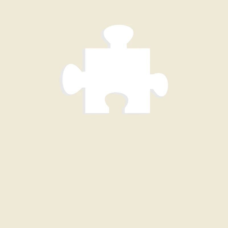 Solution de la reine de la reine du puzzle à pièces blanches