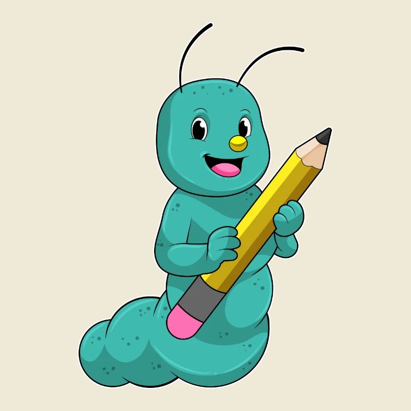 Chenille au crayon