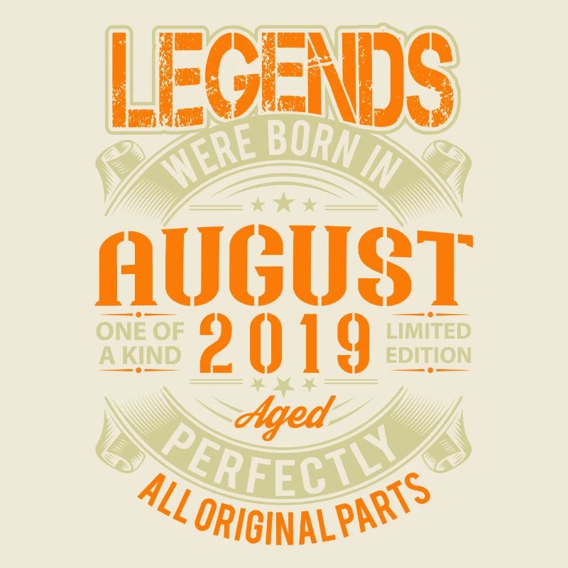 2019 August Birthday Legend
