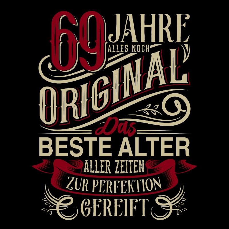 69. Geburtstag Vintage Retro