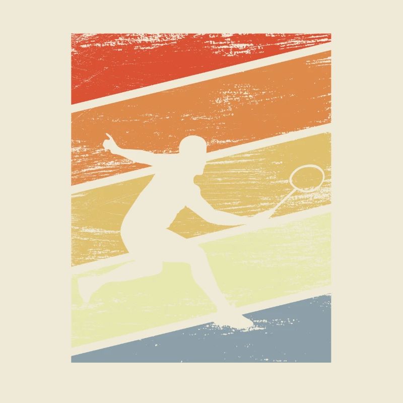 Vintage Badminton Player