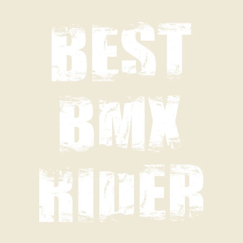 BMX Cyclist Slogan