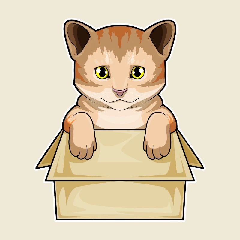 Katze Karton