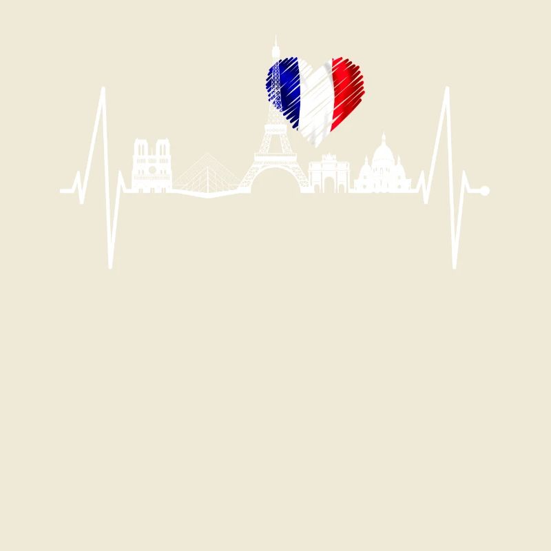Paris Skyline Herzschlag Eiffelturm Frankreich