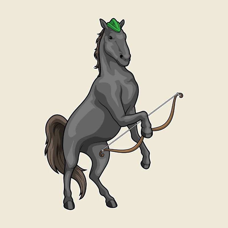 Pferd Bogenschütze Bogen