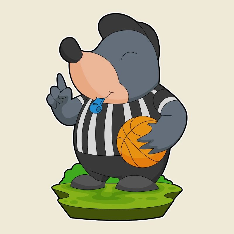 Mole Referee Basketball