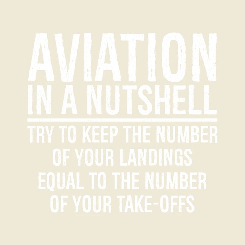 Aviation In A Nutshell Funny