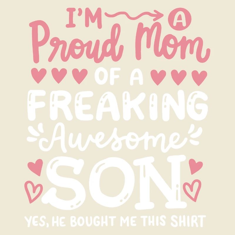 Stolze Mutter Sohn Muttertag