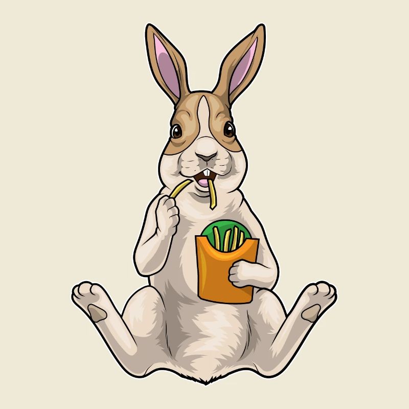 Frites lapin