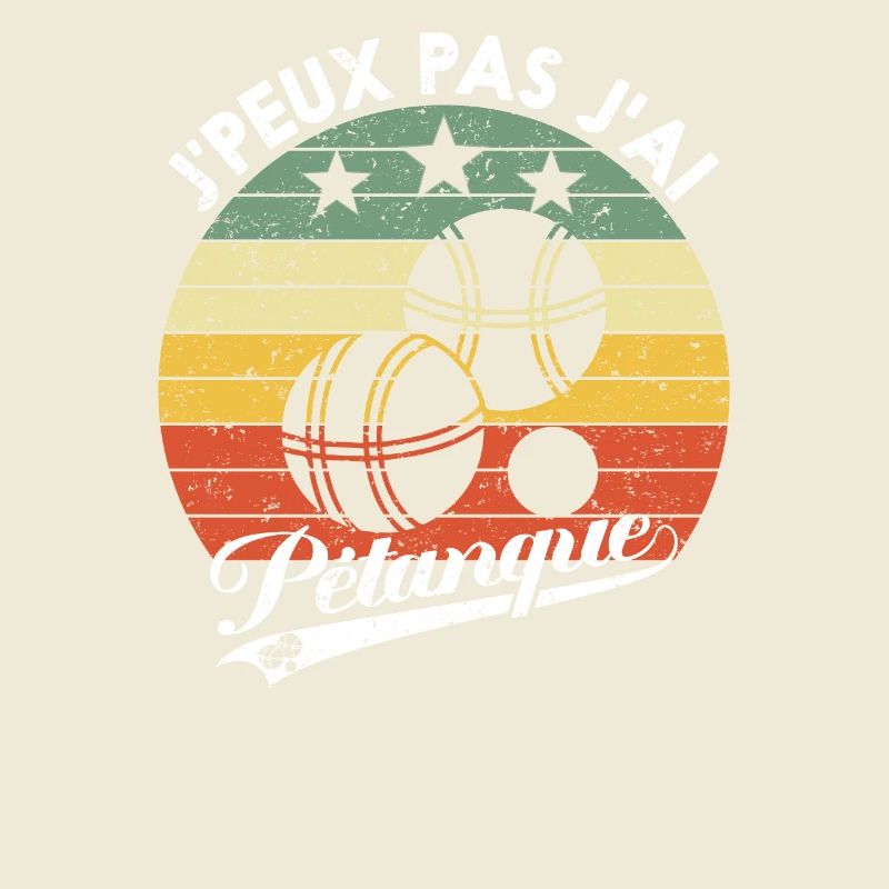 Gift Humor Pétanque Jeu de boules