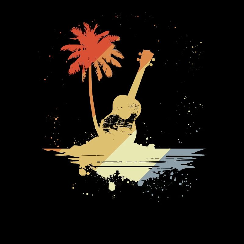 Ukulele Retro Style