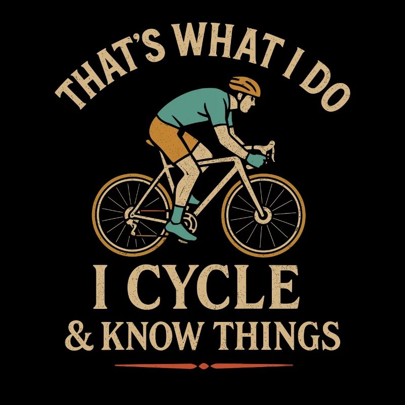 C'est ce que je fais, je fais du vélo et je connais Din