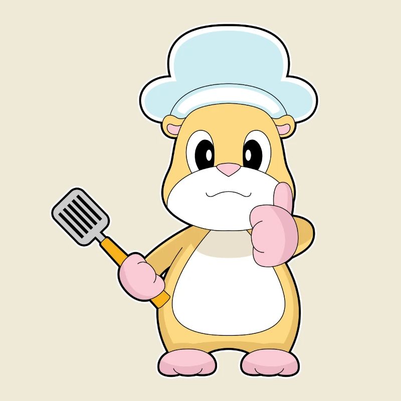 Cuisson à la spatule pour hamster