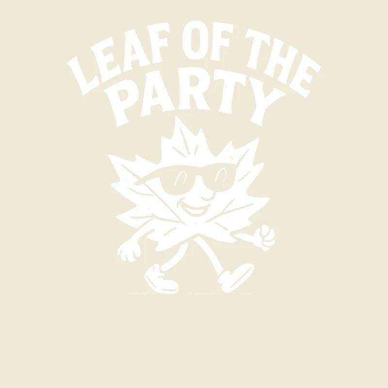 Blatt der Party Happy Fall Ernte Herbstblatt