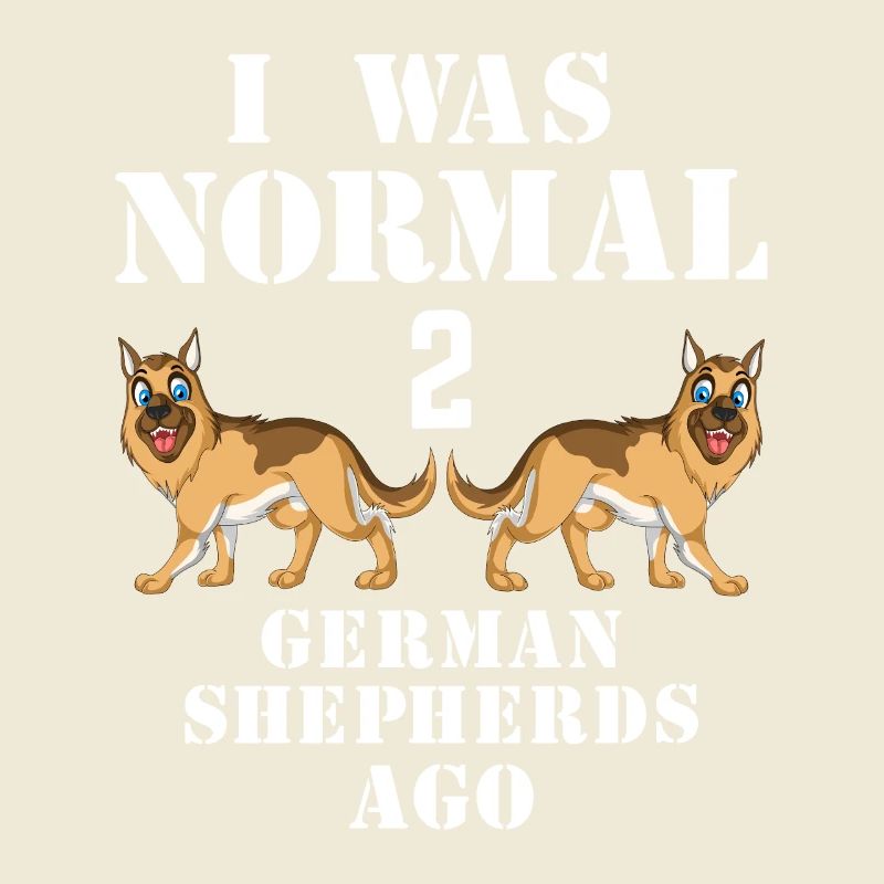 Humorous German Shepherd Meme Design