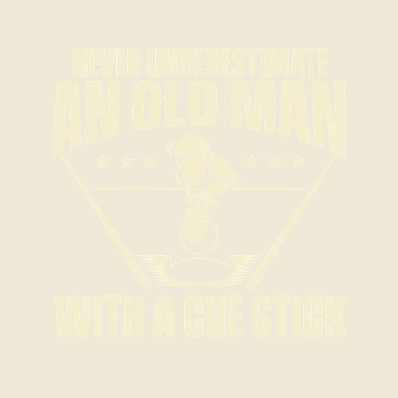 Unterschätzen Sie niemals einen alten Mann mit einem Queue